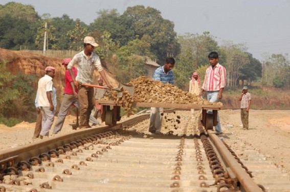 Broad Gauge track reaches Bishalgarh: Agartala to Udaipur track to completed soon